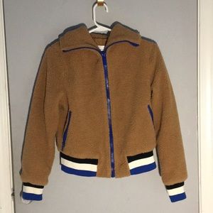 POPSUGAR Brown Teddy Jacket